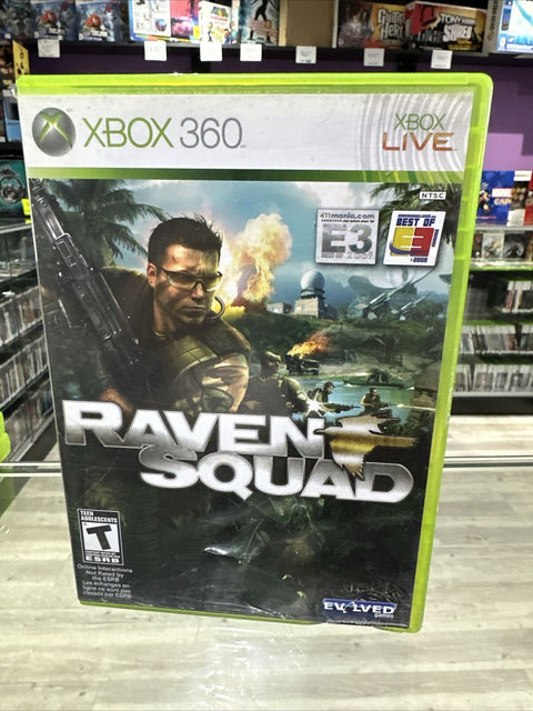 Raven Squad (Microsoft Xbox 360, 2009) CIB Complete