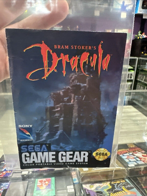 *Manual Only* Bram Stoker's Dracula - Sega Game Gear - Instruction Booklet