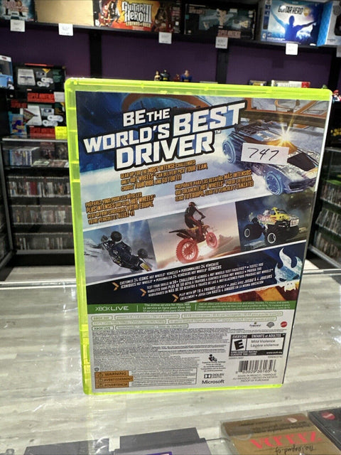 Hot Wheels World's Best Driver (Microsoft Xbox 360) CIB Complete - Tested!