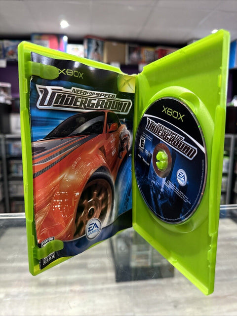 Need for Speed: Underground (Microsoft Original OG Xbox, 2003) Complete Tested!