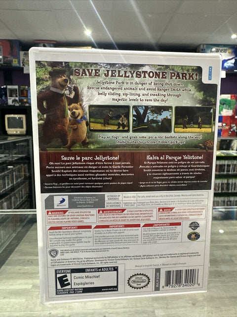 Yogi Bear (Nintendo Wii, 2010) CIB Complete Tested!