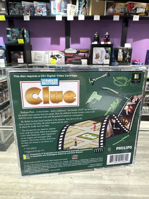 Clue (Philips CD-i, 1994) CDI CIB Complete w/ Sleeve Tested!