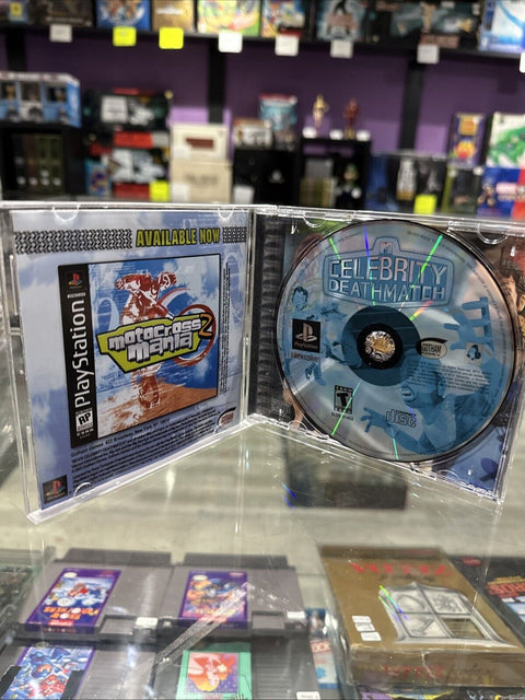 MTV Celebrity Deathmatch (Sony PlayStation 1, 2003) PS1 Complete Tested!