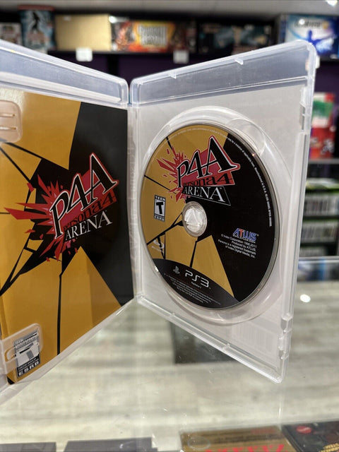 Persona 4: Arena (Sony PlayStation 3, 2012) PS3 CIB Complete Tested!
