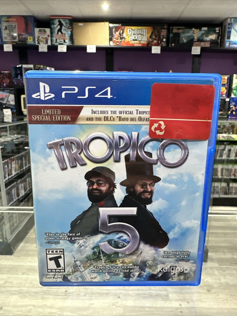 Tropico 5: Limited Special Edition (Sony PlayStation 4, 2015) Complete Tested