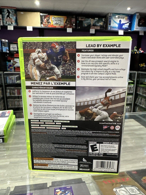 NCAA Football 08 (Microsoft Xbox 360, 2007) CIB Complete Tested!
