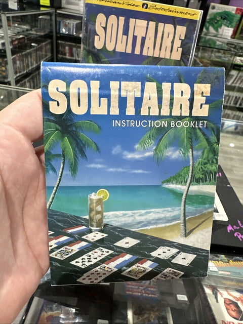 Solitaire (Nintendo Entertainment System, 1992) NES CIB Complete Tested!