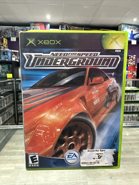 Need for Speed: Underground (Microsoft Original OG Xbox, 2003) Complete Tested!