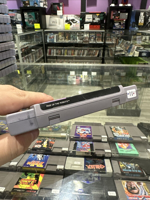 Rise of the Robots (Super Nintendo, 1994) SNES Authentic Tested!