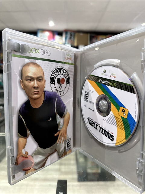 Rockstar Games Presents Table Tennis (Microsoft Xbox 360, 2006) Complete Tested