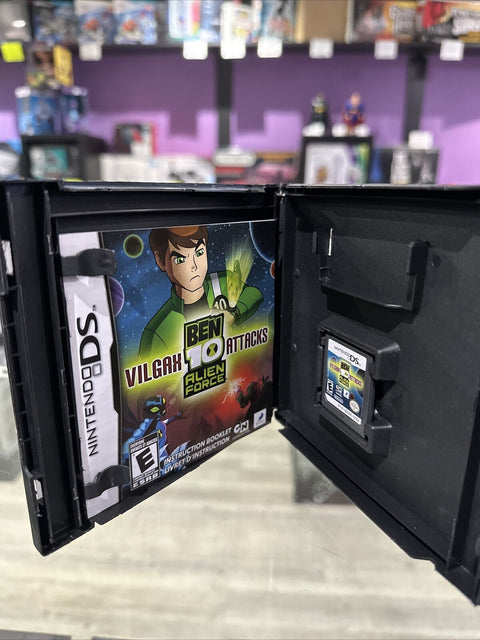 Ben 10: Alien Force - Vilgax Attacks (Nintendo DS, 2009) CIB Complete Tested!