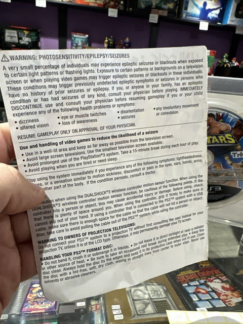 WWE All Stars (Sony PlayStation 3, 2011) PS3 Tested! *No manual*