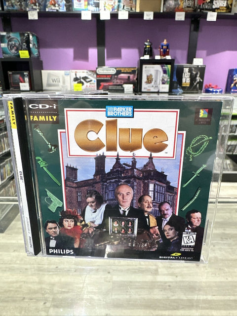 Clue (Philips CD-i, 1994) CDI CIB Complete w/ Sleeve Tested!