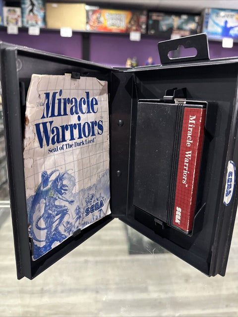 Miracle Warriors: Seal of the Dark Lord (Sega Master System) SMS CIB Complete