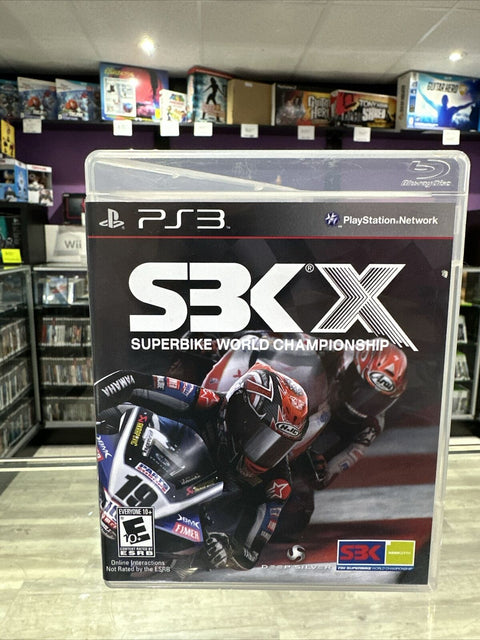 SBK X: Superbike World Championship (Sony PlayStation 3, 2010) PS3 Complete!