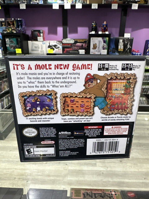 Whac-A-Mole (Nintendo DS, 2005) CIB Complete Tested!