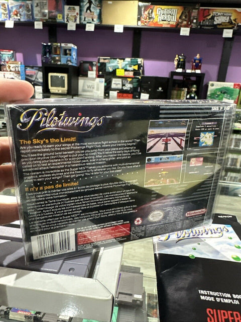 Pilotwings (Super Nintendo, 1991) SNES CIB Complete Tested!