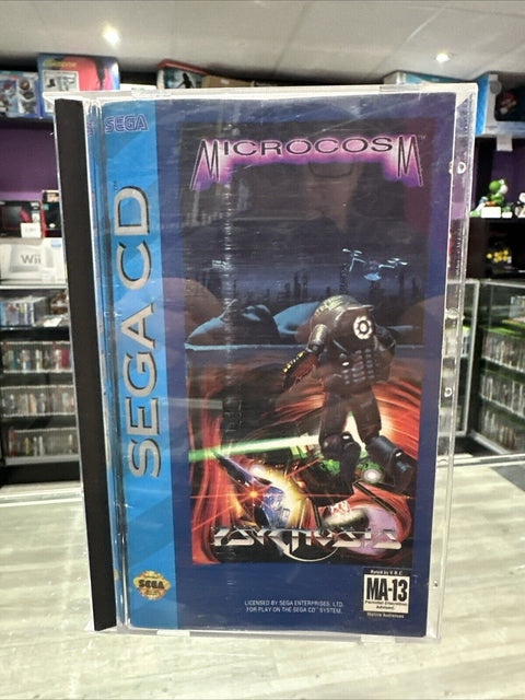 Microcosm (Sega CD, 1993) CIB Complete Tested!