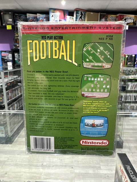 Nes Play Action Football (Nintendo NES) CIB Complete Tested!