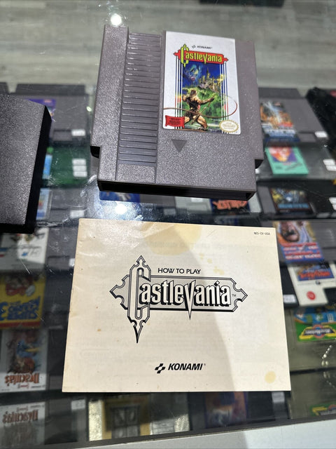 Castlevania (Nintendo NES, 1987) Authentic CIB Complete - Tested!