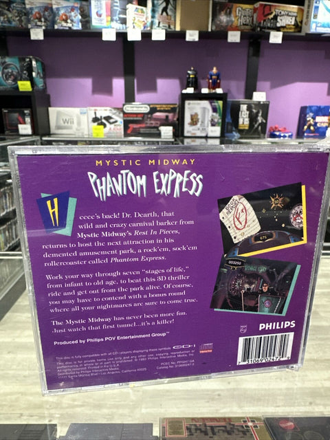 Philips Cdi Phantom Express Mystic Midway - CIB Complete Tested!