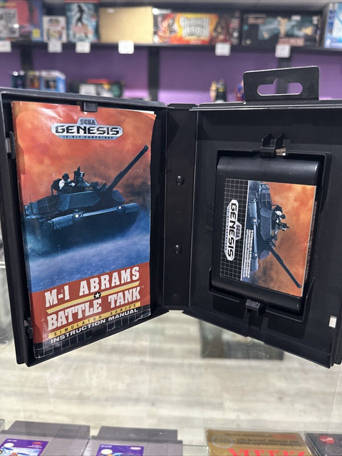 M-1 Abrams Battle Tank (Sega Genesis, 1991) CIB Complete Tested!