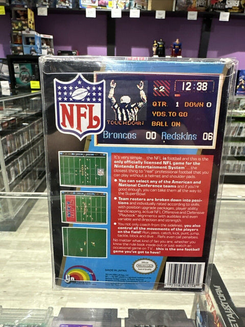 NFL Football In Box Nintendo NES Game 1988 Tested!