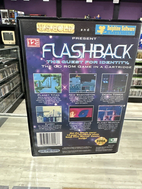 Flashback: The Quest for Identity (Sega Genesis, 1993) Tested!