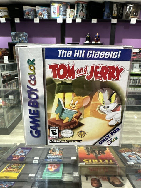 Tom and Jerry (Nintendo Game Boy Color, 1999) GBC CIB Complete Tested!