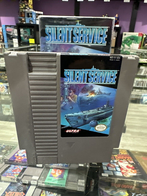 Silent Service (Nintendo Entertainment System, 1989) NES CIB Complete Tested!