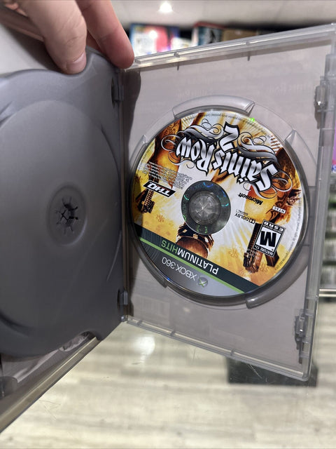 Saints Row: Double Pack 1 + 2 (Microsoft Xbox 360, 2010) Tested!