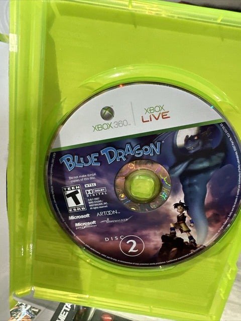 Blue Dragon (Microsoft Xbox 360, 2007) CIB Complete Tested!