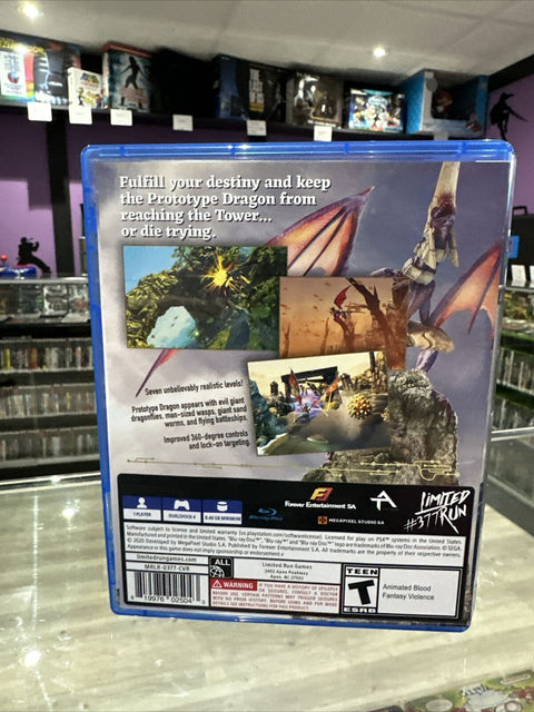 Panzer Dragoon (2021, PlayStation 4) PS4 Limited Run CIB Complete Tested!