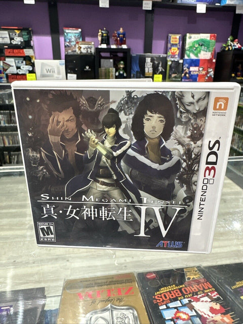 Shin Megami Tensei IV 4 Limited Edition (Nintendo 3DS) CIB Complete Tested!