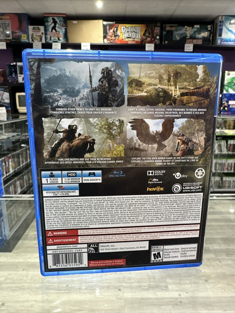 Far Cry Primal (Sony PlayStation 4, 2016) PS4 Tested!