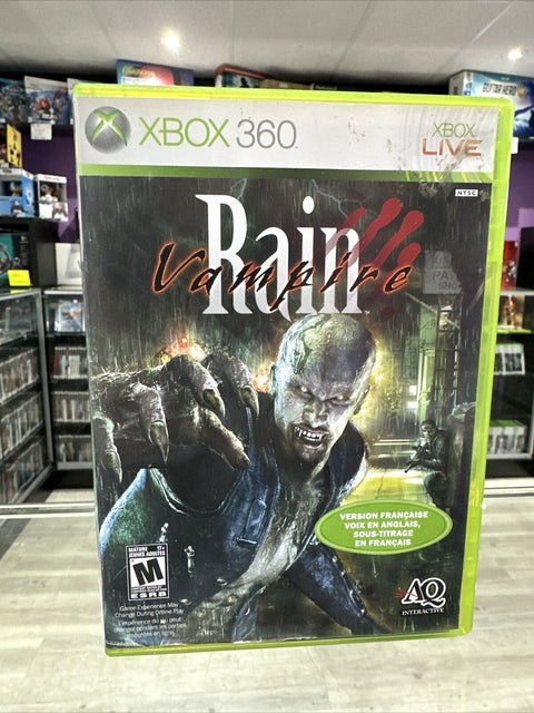 Vampire Rain (Microsoft Xbox 360) - Complete CIB Tested!