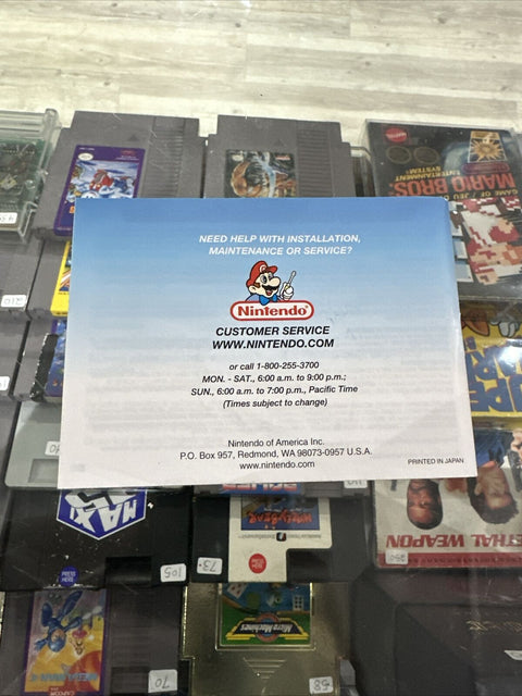 Gameboy Advance - Super Mario World Super Mario 2 - Manual Only GBA