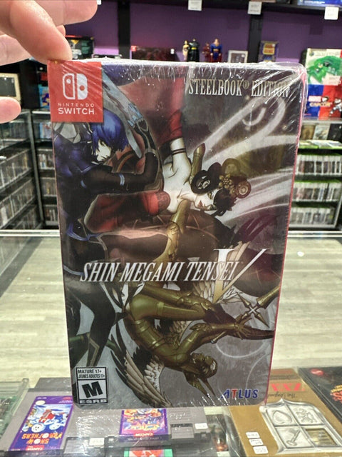 NEW! Shin Megami Tensei V SteelBook Launch Edition - Nintendo Switch - Sealed!