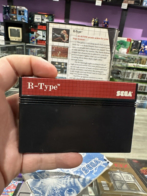 R-Type (Sega Master System, 1988) SMS CIB Complete Tested!