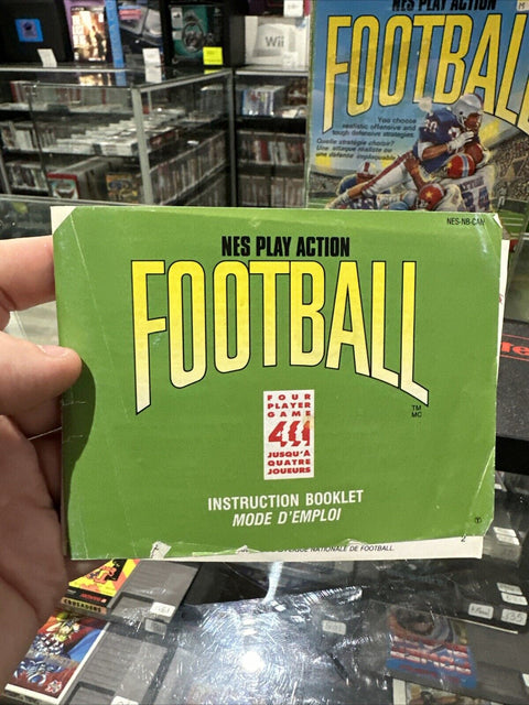 Nes Play Action Football (Nintendo NES) CIB Complete Tested!