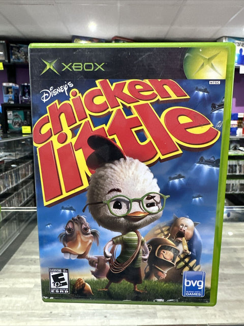 Disney's Chicken Little (Microsoft Original Xbox, 2005) CIB Complete Tested!