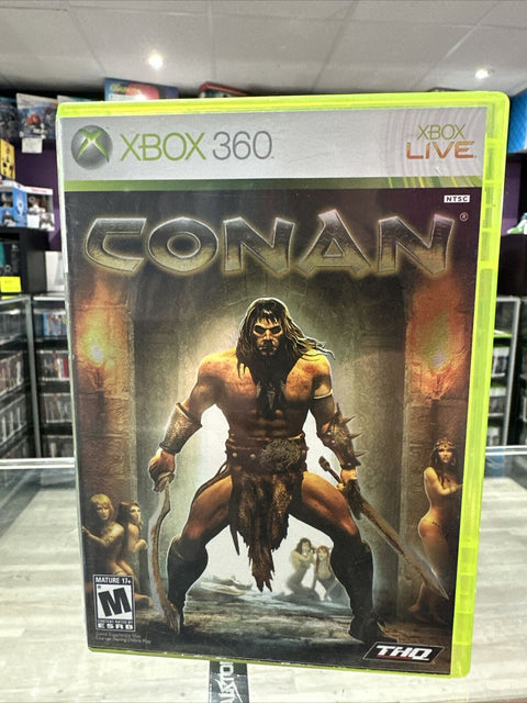 Conan (Microsoft Xbox 360, 2007) CIB Complete Tested!