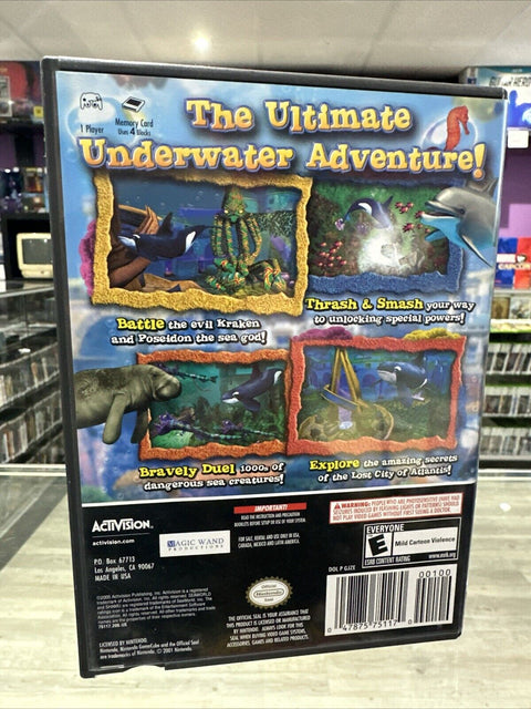 SeaWorld: Shamu's Deep Sea Adventures (Nintendo GameCube) CIB Complete Tested!