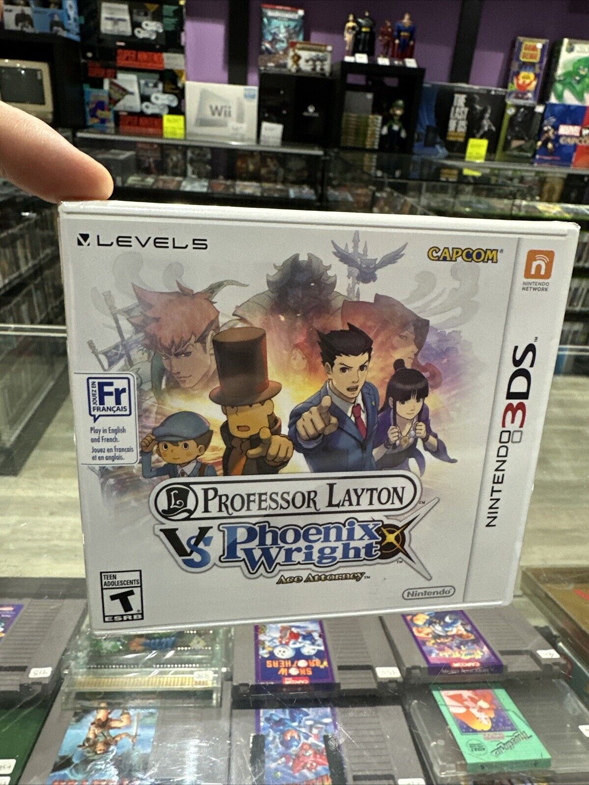 Professor Layton vs Phoenix popular Wright Ace Attorney for Nintendo 3DS