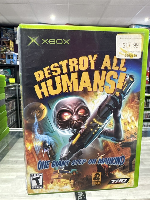 Destroy All Humans (Microsoft Original Xbox, 2005) CIB Complete Tested!
