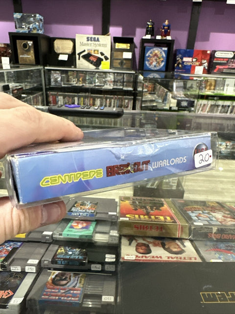 Breakout/Centipede/Warlords - Nintendo Game Boy Advance GBA - CIB Complete