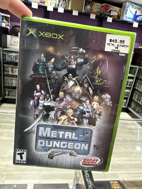 NEW! Metal Dungeon (Microsoft Xbox, 2002) Factory Sealed * Ripped Plastic*