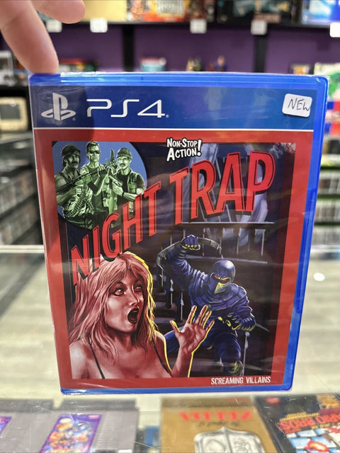 NEW! Night Trap (Sony PlayStation 4, 2017) PS4 Factory Sealed! Limited Run