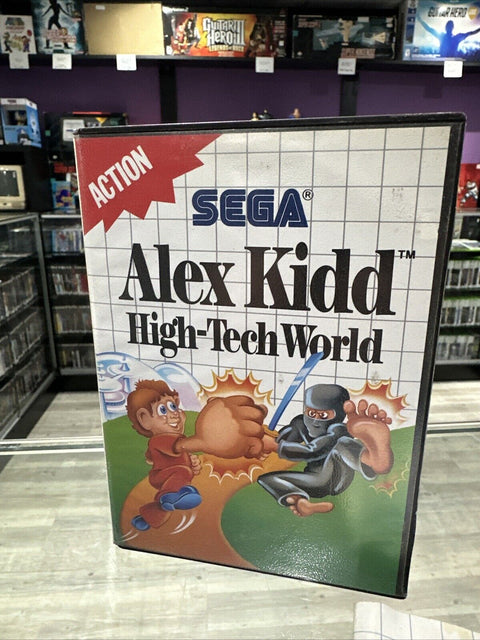 Alex Kidd: High-Tech World (Sega Master System) SMS CIB Complete Tested!