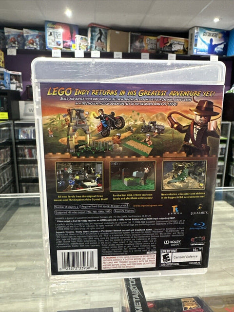 LEGO Indiana Jones 2: The Adventure Continues (Sony PlayStation 3) PS3 Complete